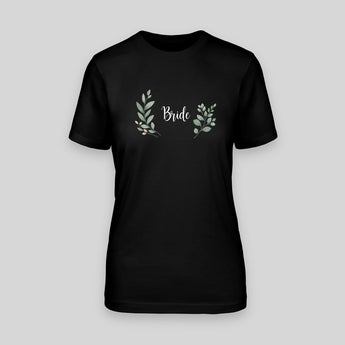 Bride – Flower | JGA T-Shirt Damen – Schwarz