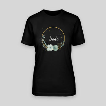 Bride – Blume | JGA T-Shirt Damen – Schwarz