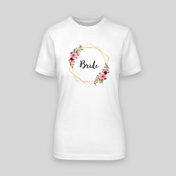 Bride – Square | JGA T-Shirt Damen – Weiss