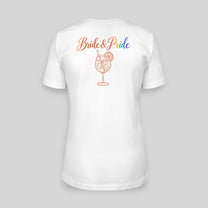 Bride & Pride Backprint | JGA T-Shirt Damen