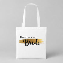 Team Bride – Gold | JGA Jutebeutel Damen