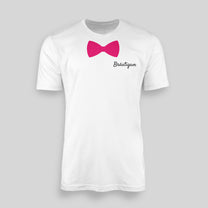 ELEGANT & STYLISCH – GEBUNDENE FLIEGE ALS PRINT! | JGA T-Shirt Herren