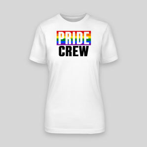 Pride Crew JGA T-Shirt Damen in Weiss