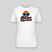 Heute bunt. Morgen verheiratet. – Retro Regenbogen | JGA T-Shirt Damen