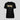 TEAM BRIDE – ELEGANT IN SCHWARZ MIT GOLD-STREIFEN! – JGA T-Shirt Damen – Vorderansicht