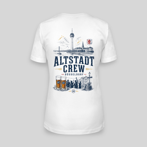 Altstadt Crew Düsseldorf JGA T-Shirt Damen Rückseite