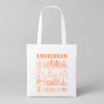 Amsterdam JGA Jutebeutel – Städte-Motiv