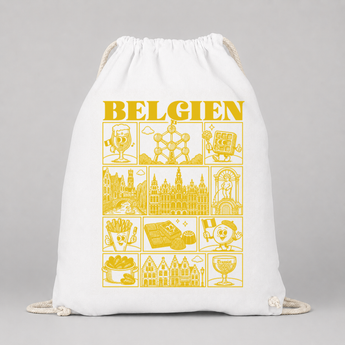 Belgien JGA Turnbeutel – Städte-Motiv