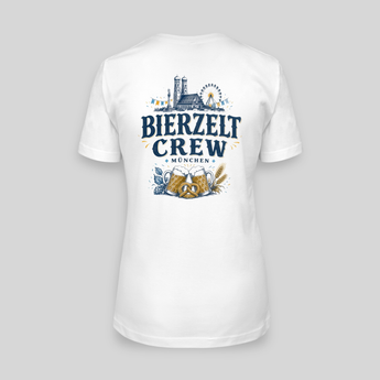 Bierzelt Crew München JGA T-Shirt Damen Rückseite