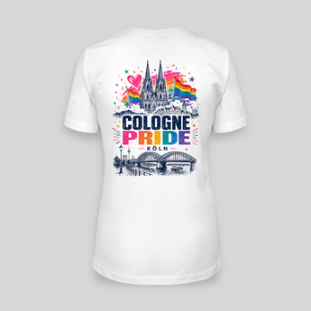 Cologne Pride Köln JGA T-Shirt Damen Rückseite