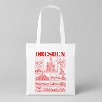 Dresden JGA Jutebeutel – Städte-Motiv