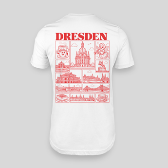 Dresden JGA T-Shirt Rückseite – Städte-Motiv