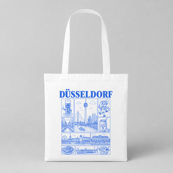 Düsseldorf JGA Jutebeutel – Städte-Motiv