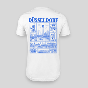 Düsseldorf JGA T-Shirt Rückseite – Städte-Motiv