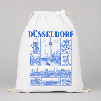 Düsseldorf JGA Turnbeutel – Städte-Motiv