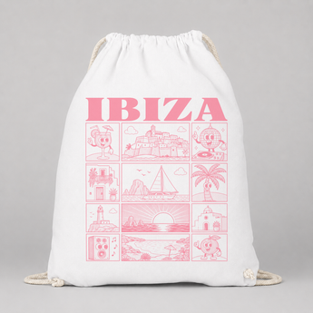 Ibiza JGA Turnbeutel – Städte-Motiv