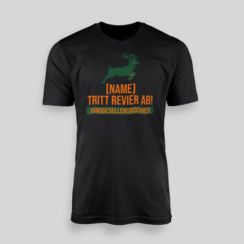 PLATZHIRSCH JGA T-Shirt Herren in Schwarz - Team Bräutigam Shirt