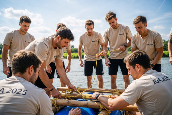 Floßbau & Teamchallenge