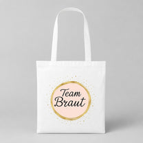 Team Braut – Gold | JGA Jutebeutel Damen
