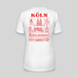Köln JGA T-Shirt Damen Rückseite – Städte-Motiv