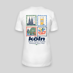 Köln Grand Tour T-Shirt Damen Rückseite