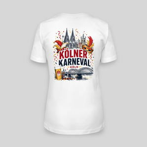 Kölner Karneval JGA T-Shirt Damen Rückseite