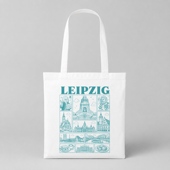 Leipzig JGA Jutebeutel – Städte-Motiv