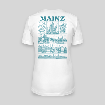 Mainz JGA T-Shirt Damen Rückseite – Städte-Motiv