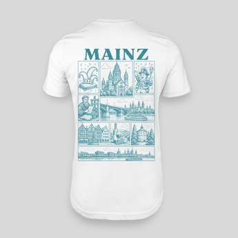 Mainz JGA T-Shirt Rückseite – Städte-Motiv