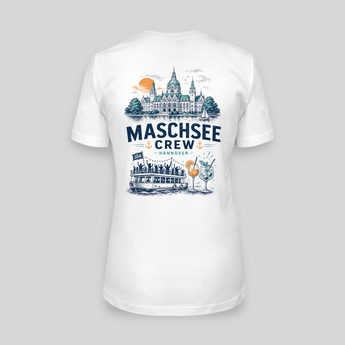 Maschsee Crew Hannover JGA T-Shirt Damen Rückseite