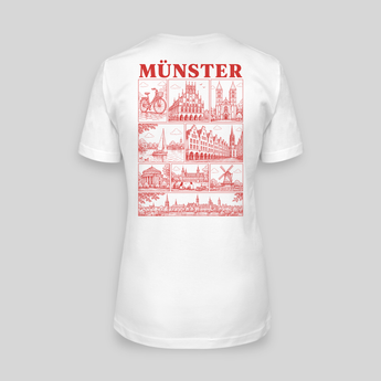 Münster JGA T-Shirt Damen Rückseite – Städte-Motiv