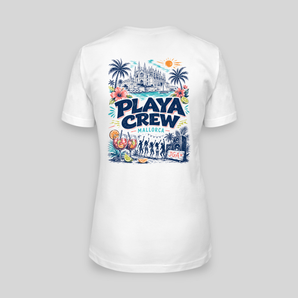 Playa Crew Mallorca JGA T-Shirt Damen Rückseite