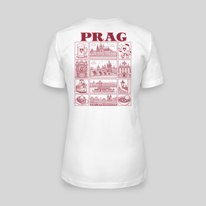 Prag JGA T-Shirt Damen Rückseite – Städte-Motiv