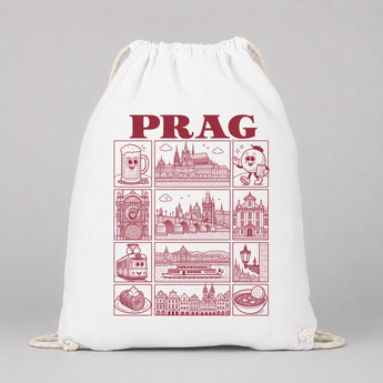 Prag JGA Turnbeutel – Städte-Motiv