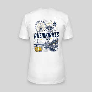 Rheinkirmes Düsseldorf JGA T-Shirt Damen Rückseite