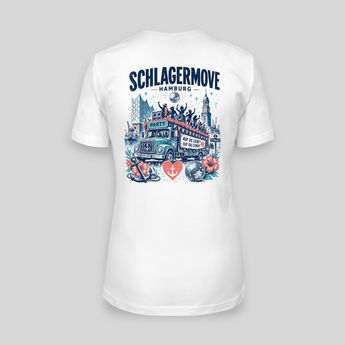 Schlagermove Hamburg JGA T-Shirt Damen Rückseite