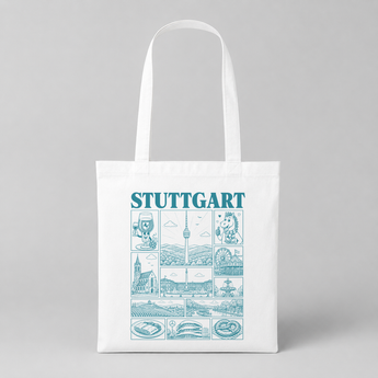 Stuttgart JGA Jutebeutel – Städte-Motiv
