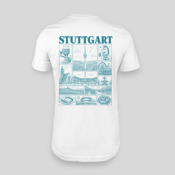 Stuttgart JGA T-Shirt Rückseite – Städte-Motiv