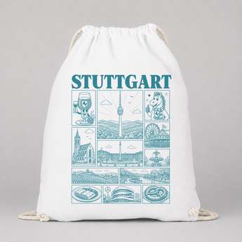 Stuttgart JGA Turnbeutel – Städte-Motiv