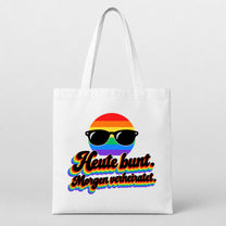 Heute bunt. Morgen verheiratet. | JGA Jutebeutel