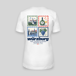 Würzburg Grand Tour T-Shirt Damen Rückseite