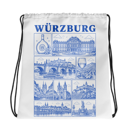 wuerzburg JGA Turnbeutel – Städte-Poster