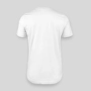 Amsterdam T-Shirt weiß Rückseite – Städte-Motiv mit personalisierbarer Route