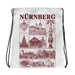nuernberg JGA Turnbeutel – Städte-Poster