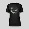 BRAUT – BLUMEN - ELEGANZ & STIL FÜR DEN JGA! – JGA T-Shirt Damen – Vorderansicht