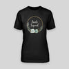 Bride Squad - "Blume" – JGA T-Shirt Damen – Vorderansicht