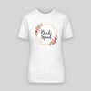 Bride Squad - Blumen Square – JGA T-Shirt Damen – Vorderansicht