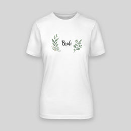 Bride – Flower | JGA T-Shirt Damen – Weiss