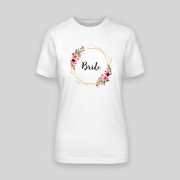 Bride – Square | JGA T-Shirt Damen – Weiss