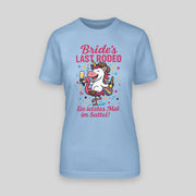 Bride's Last Rodeo! - Einhorn | JGA T-Shirt Damen